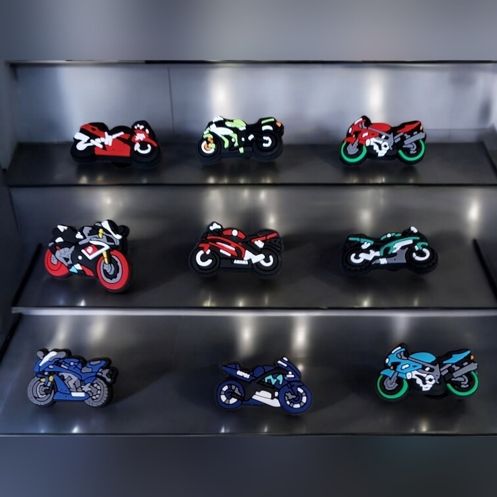 Motorcycle Croc Charms